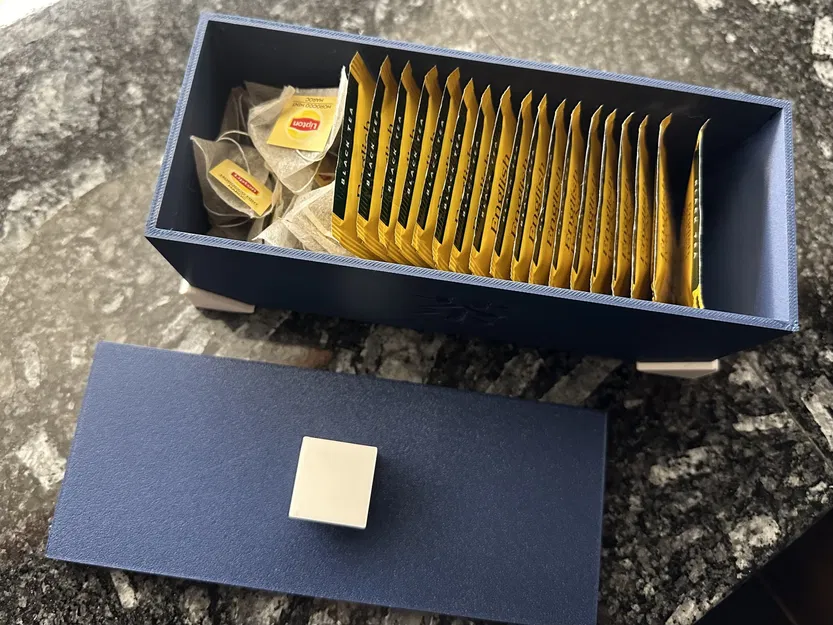 Hộp trà 8x20cm trang trí chữ Trung Quốc 茶 - Image 3