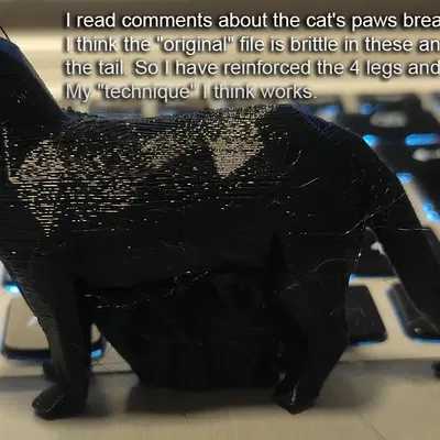 Mô hình 3D mèo Kira phong cách Lowpoly