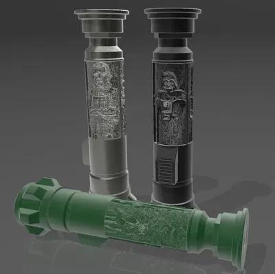 Đèn kiếm ánh sáng gập lại với lithophane và đèn tea light