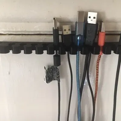 Giá treo cáp USB 11 ngăn đơn giản