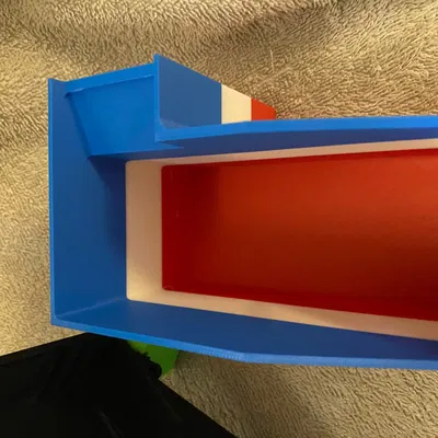 Thùng chứa và ống xả phân với bán kính chặt hoàn hảo