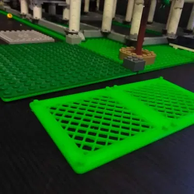 Giá đỡ Lego nâng đỡ tấm nền đến chiều cao 1/3 gạch