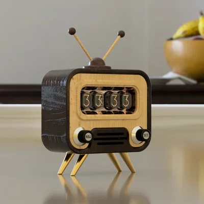 Vỏ TV cổ điển cho đồng hồ nixie FunKlock