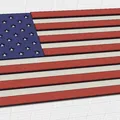 Quốc kỳ Mỹ ba màu với thiết kế độc đáo - Thumbnail 2