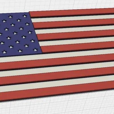 Quốc kỳ Mỹ ba màu với thiết kế độc đáo