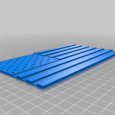 Quốc kỳ Mỹ ba màu với thiết kế độc đáo