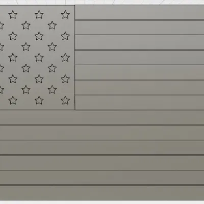 Quốc kỳ Mỹ ba màu với thiết kế độc đáo