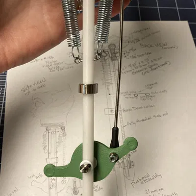 Mô hình rối cơ khí Grogu điều khiển bằng đầu