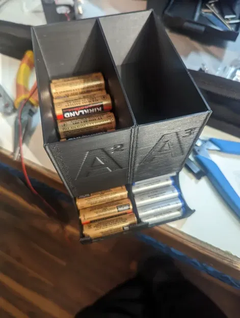 Giá đỡ pin lớn AA/AAA cho gia đình và văn phòng - Image 2