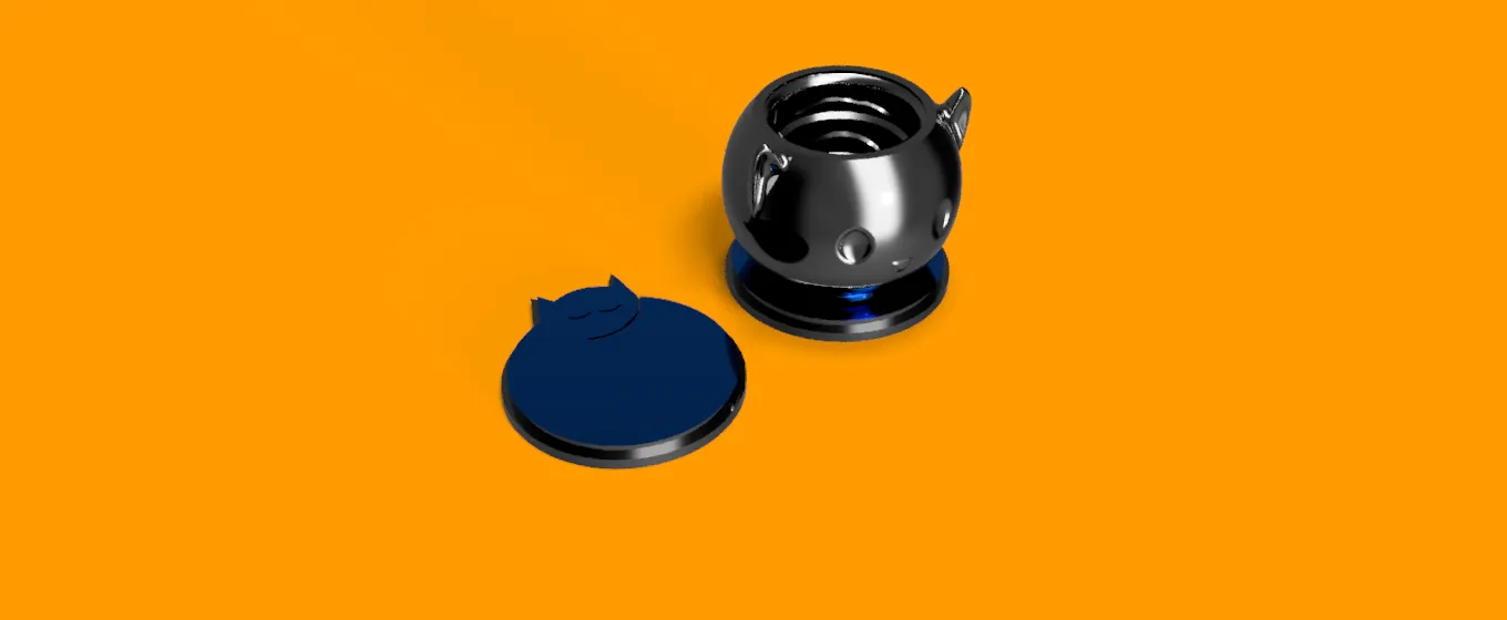 Giá đỡ cốc hình mèo dễ thương cho không gian sống - Image 2