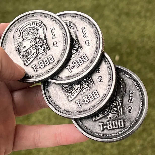 Đồng xu tưởng niệm T-800 trong phim Terminator - Image 7