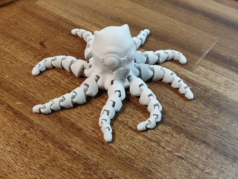 Bạch tuộc steampunk dễ thương với chân linh hoạt - Image 1