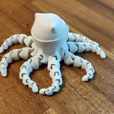 Bạch tuộc steampunk dễ thương với chân linh hoạt