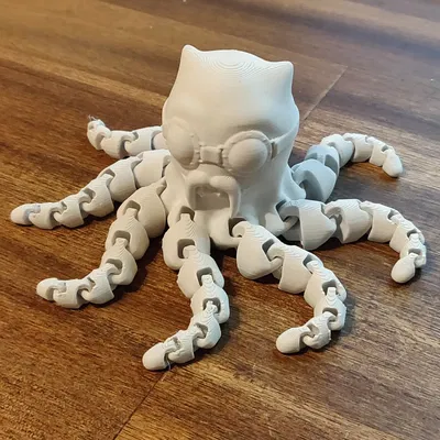 Bạch tuộc steampunk dễ thương với chân linh hoạt