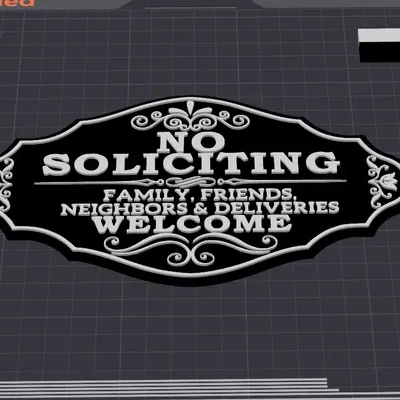 Biển báo không tiếp thị phong cách tinh tế