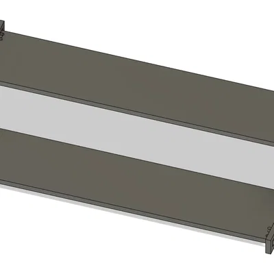 Giá đỡ 200x50 mm cho vật liệu PETG
