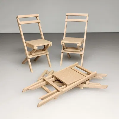 Bàn ăn gập lá với ghế xếp có ngăn chứa