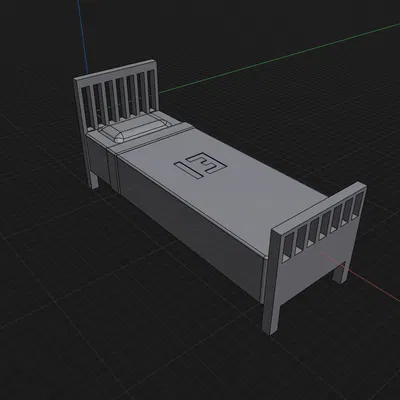 Giường cho nhân vật Lucky 13 của soozafone