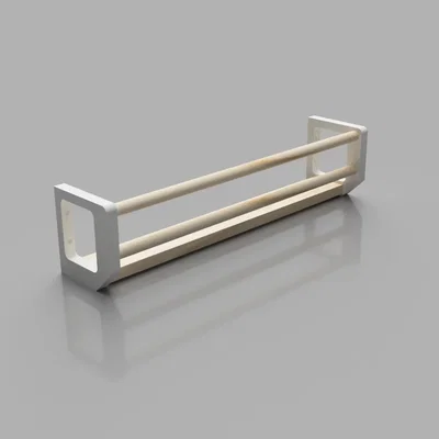 Giá đỡ gia vị bằng gỗ với thiết kế đơn giản và tinh tế