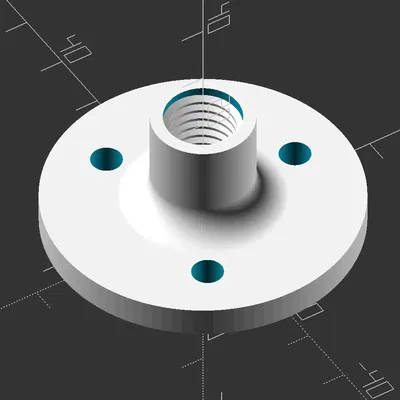 Bích kết nối có lỗ vít và đai ốc tùy chỉnh