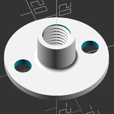 Bích kết nối có lỗ vít và đai ốc tùy chỉnh