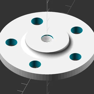 Bích kết nối có lỗ vít và đai ốc tùy chỉnh