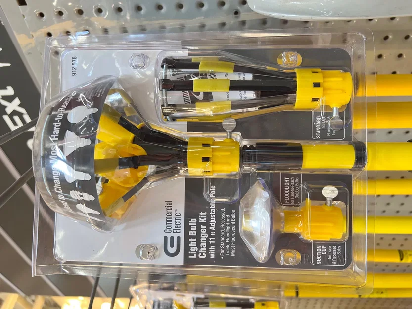 Đế thay thế cho bộ dụng cụ thay bóng đèn Commercial Electric - Image 2