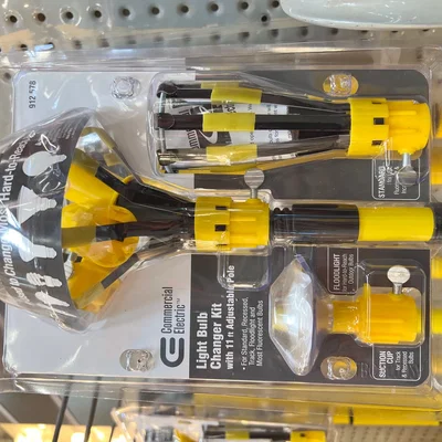 Đế thay thế cho bộ dụng cụ thay bóng đèn Commercial Electric