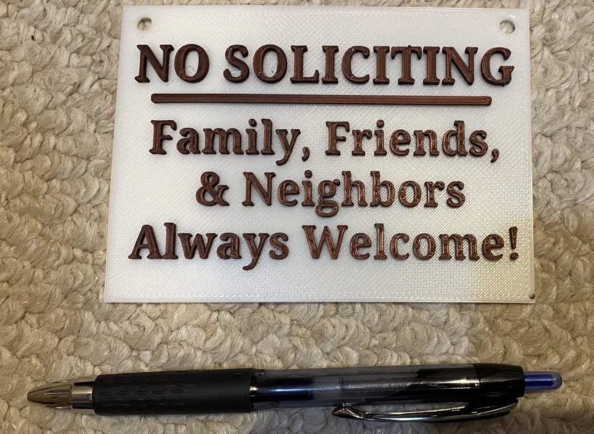 Biển báo cấm tiếp thị bán hàng tại cửa ra vào - Image 2