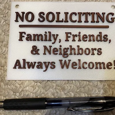 Biển báo cấm tiếp thị bán hàng tại cửa ra vào