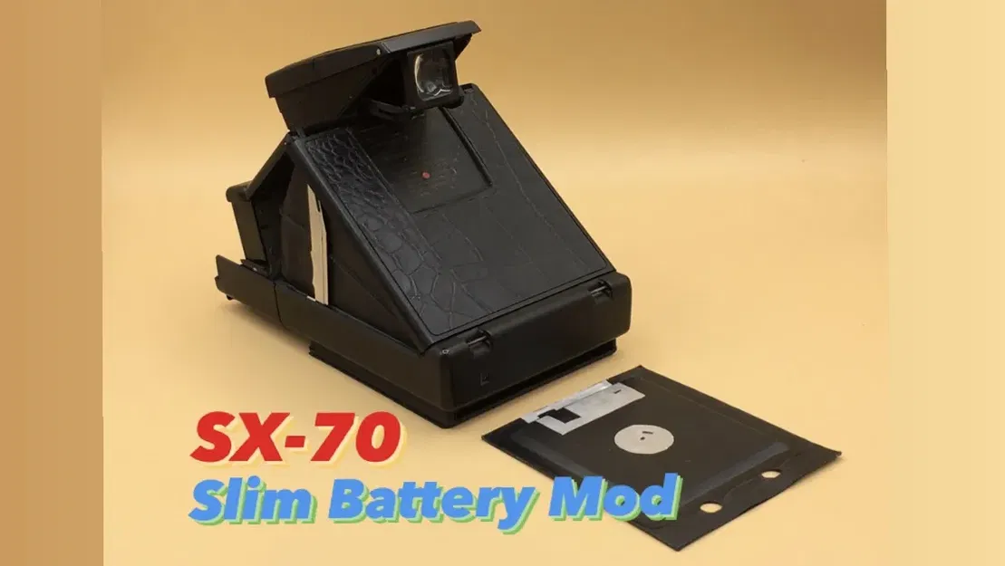 Giá đỡ pin Polaroid mỏng cho máy ảnh SX-70, CB-70, Impulse, 600 sử... - Image 1