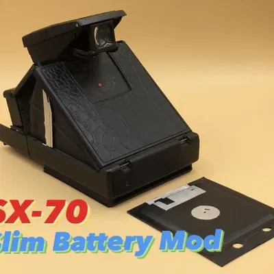 Giá đỡ pin Polaroid mỏng cho máy ảnh SX-70, CB-70, Impulse, 600 sử...