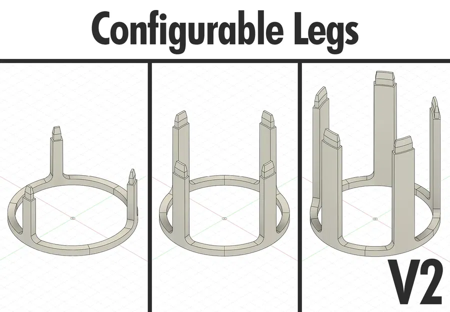 Giá đỡ thực vật tham số xếp chồng trong Fusion 360 - Image 3