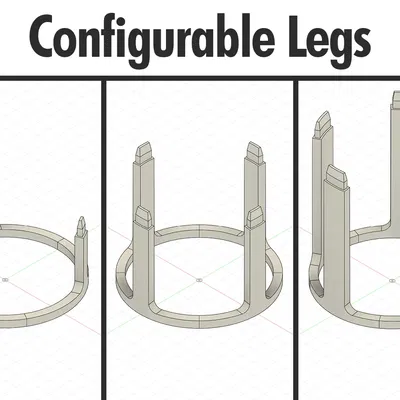 Giá đỡ thực vật tham số xếp chồng trong Fusion 360