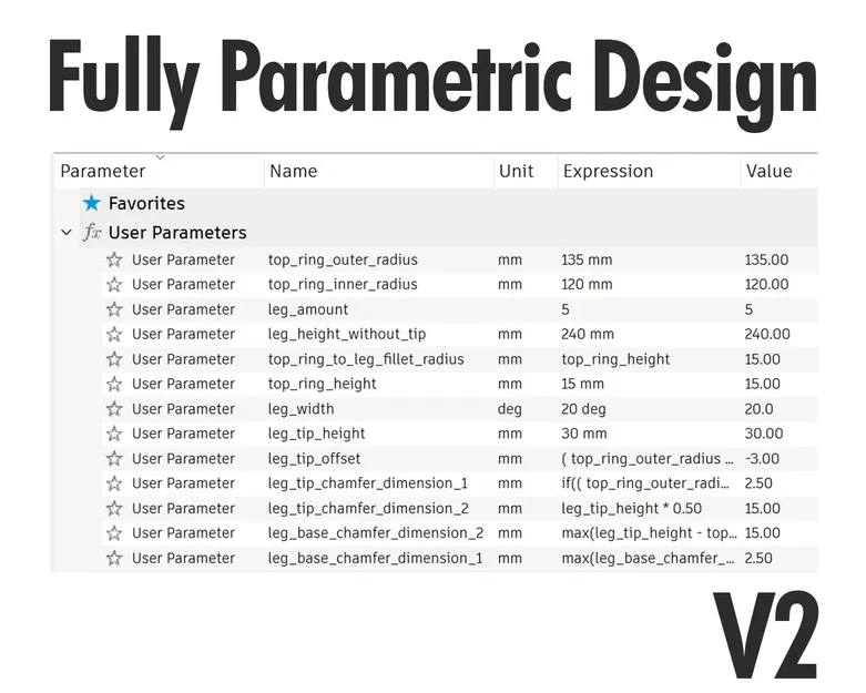 Giá đỡ thực vật tham số xếp chồng trong Fusion 360 - Image 5