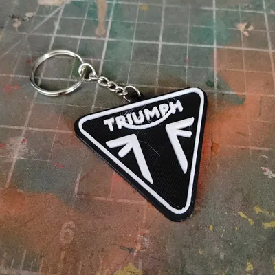 Móc khóa biểu tượng Triumph cho người yêu xe máy