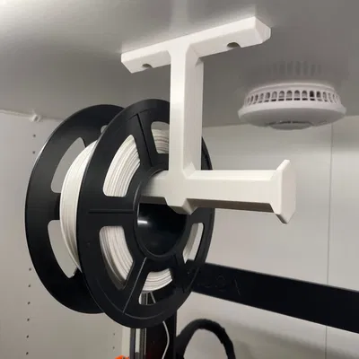 Giá đỡ cuộn filament gắn trên máy in 3D