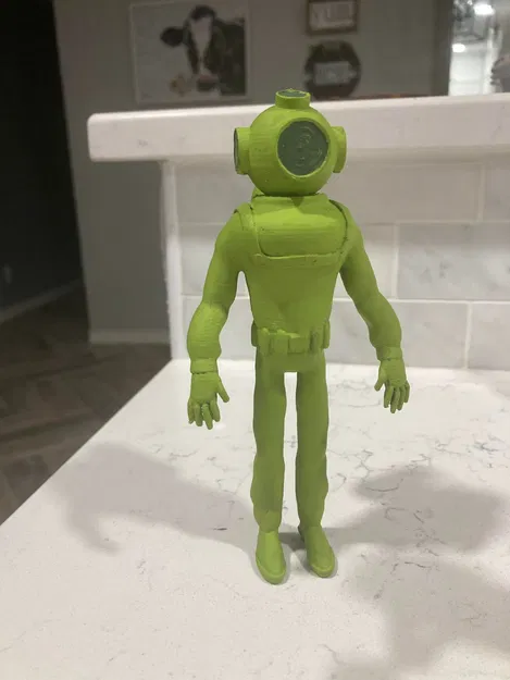 Captain Cutler từ Scooby Doo trong mô hình 3D - Image 1