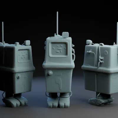 Mô hình Gonk Droid với thiết kế chi tiết và hỗ trợ hữu cơ