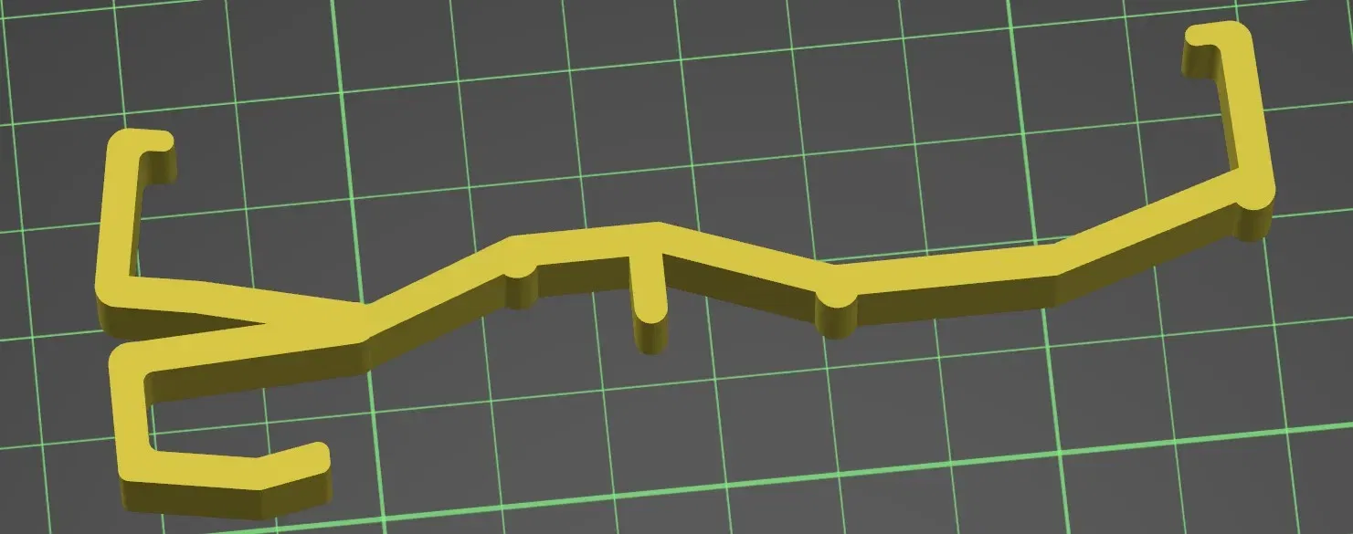 Kẹp valance nhựa trong cho rèm cửa "Blinds Unlimited - Image 2