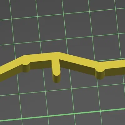 Kẹp valance nhựa trong cho rèm cửa "Blinds Unlimited