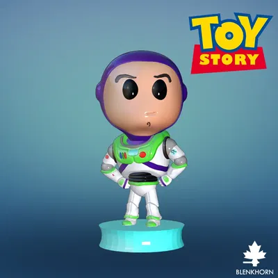 Buzz Lightyear trong Toy Story phong cách chibi dễ thương