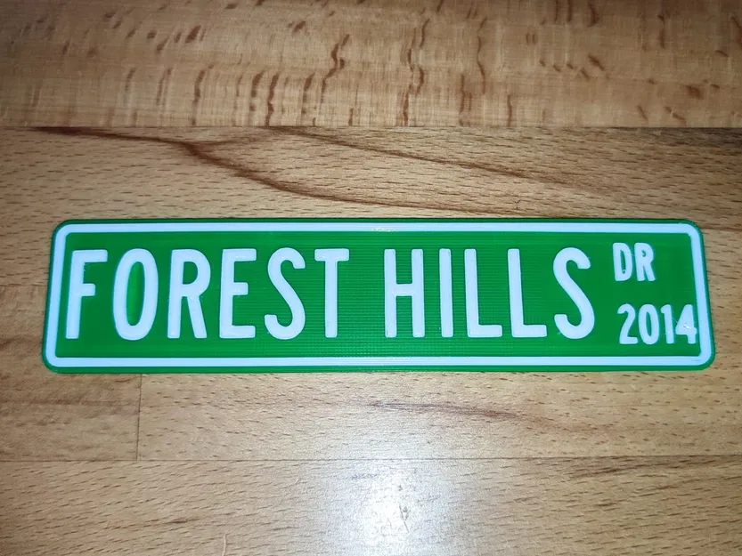 Biển báo đường "2014 Forest Hills Drive" của J. Cole - Image 1