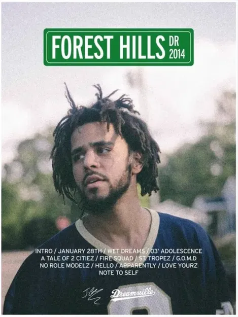 Biển báo đường "2014 Forest Hills Drive" của J. Cole - Image 2