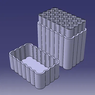 Hộp thuốc lá tự cuốn bằng vật liệu ASA và TPU