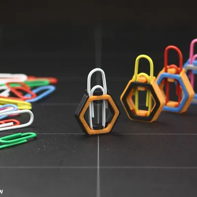 Kẹp kéo khóa thiết kế đơn giản bằng nhựa PET