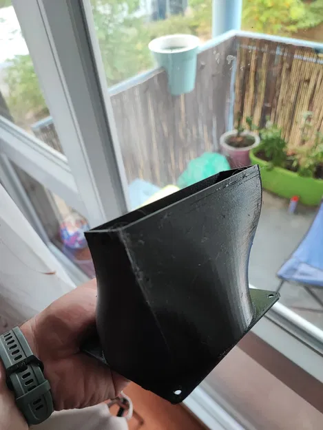 Kênh thông gió 120mm cho quạt trục 30mm x 120mm - Image 4