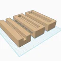 Giá đỡ bảng tên với đế rãnh 3/4 và 1/2 inch - Thumbnail 1