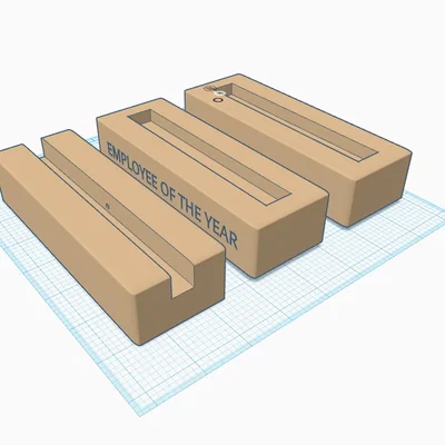 Giá đỡ bảng tên với đế rãnh 3/4 và 1/2 inch