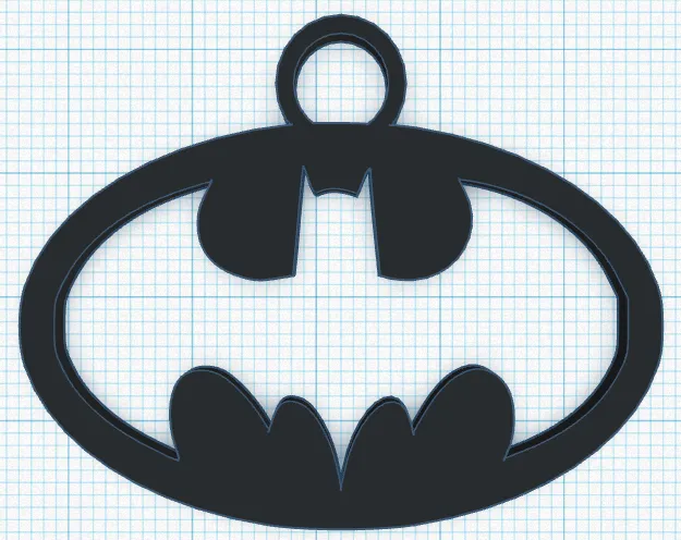 Móc khóa logo Batman độc đáo cho người hâm mộ - Image 1
